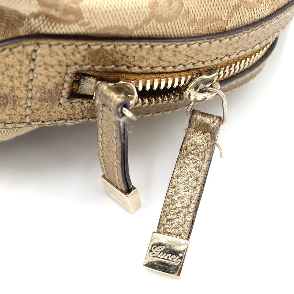 GUCCI(グッチ) PRINCY MINI BOSTON GGキャンバス プリンシーミニボストンバッグ ゴールド 161720 レディース