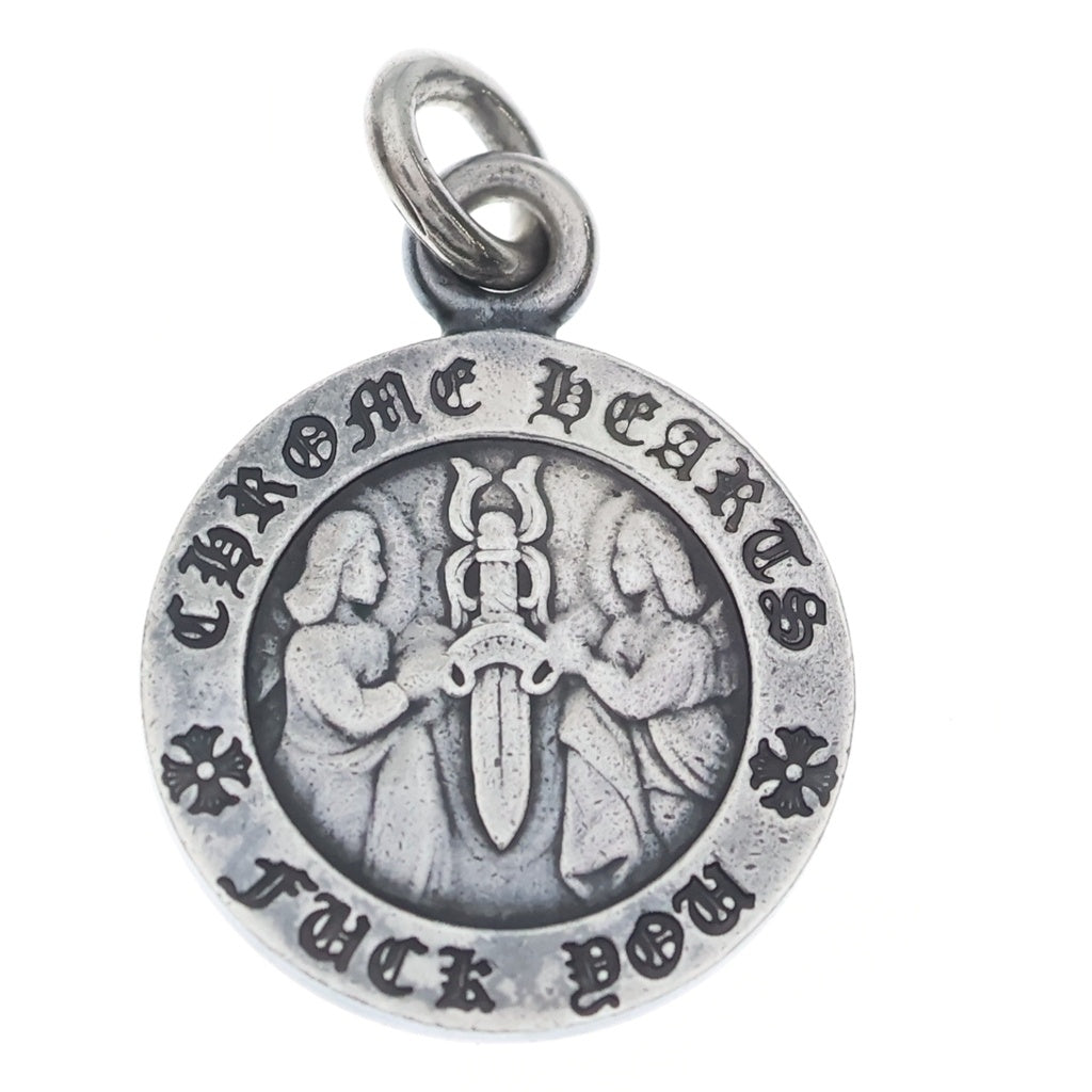CHROME HEARTS(クロムハーツ) CHRM ANGL MDL V1 エンジェルメダルチャーム ペンダントトップ シルバーBCA229