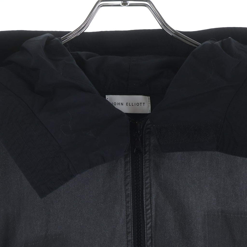 JOHN ELLIOTT(ジョンエリオット) MIRAMAR TACTICAL PARKA ミラマー タクティカル ジップアップパーカー フーディー グレー/ブラック 3120400038