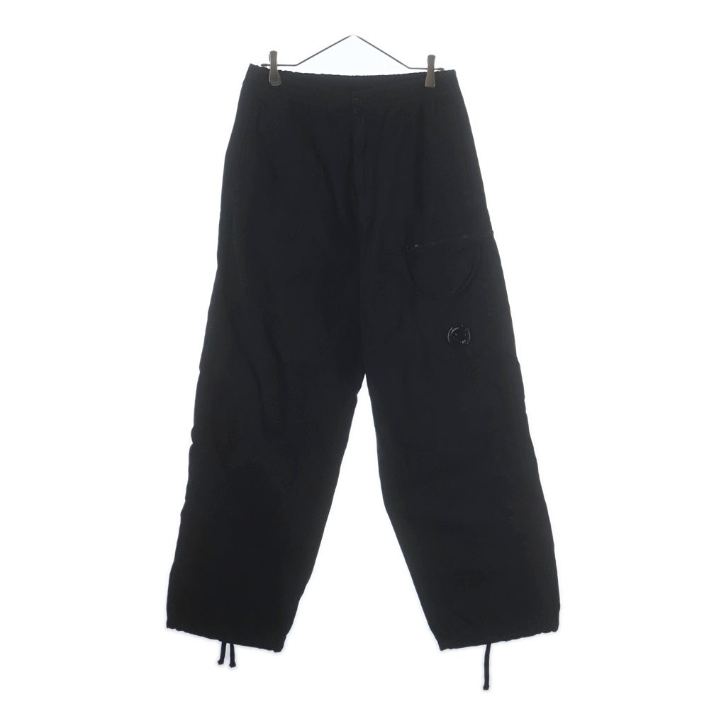 C.P. Company(シーピーカンパニー) MICROREPS BOXY CARGO LENS PANTS 製品染 マイクロレップス ボクシーカーゴレンズパンツ ブラック 18CMPA094A 006475G