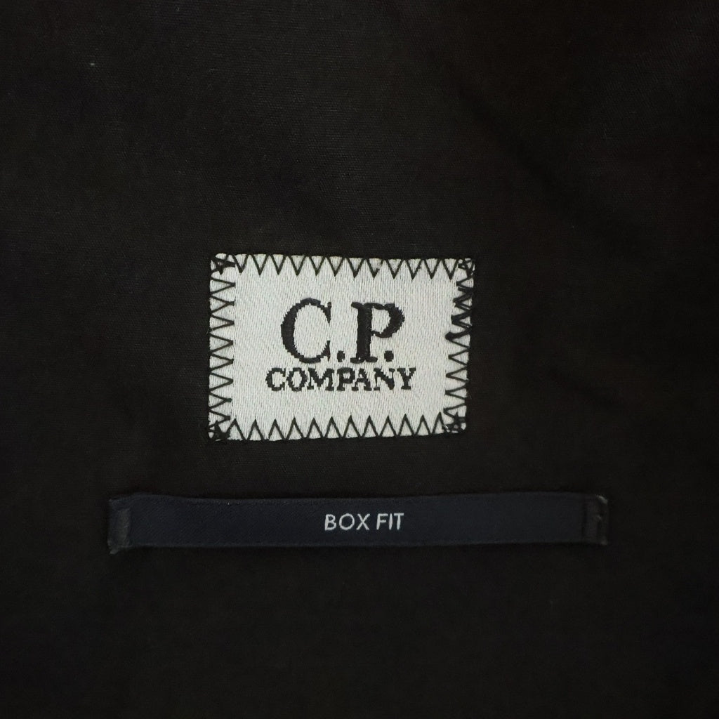 C.P. Company(シーピーカンパニー) MICROREPS BOXY CARGO LENS PANTS 製品染 マイクロレップス ボクシーカーゴレンズパンツ ブラック 18CMPA094A 006475G