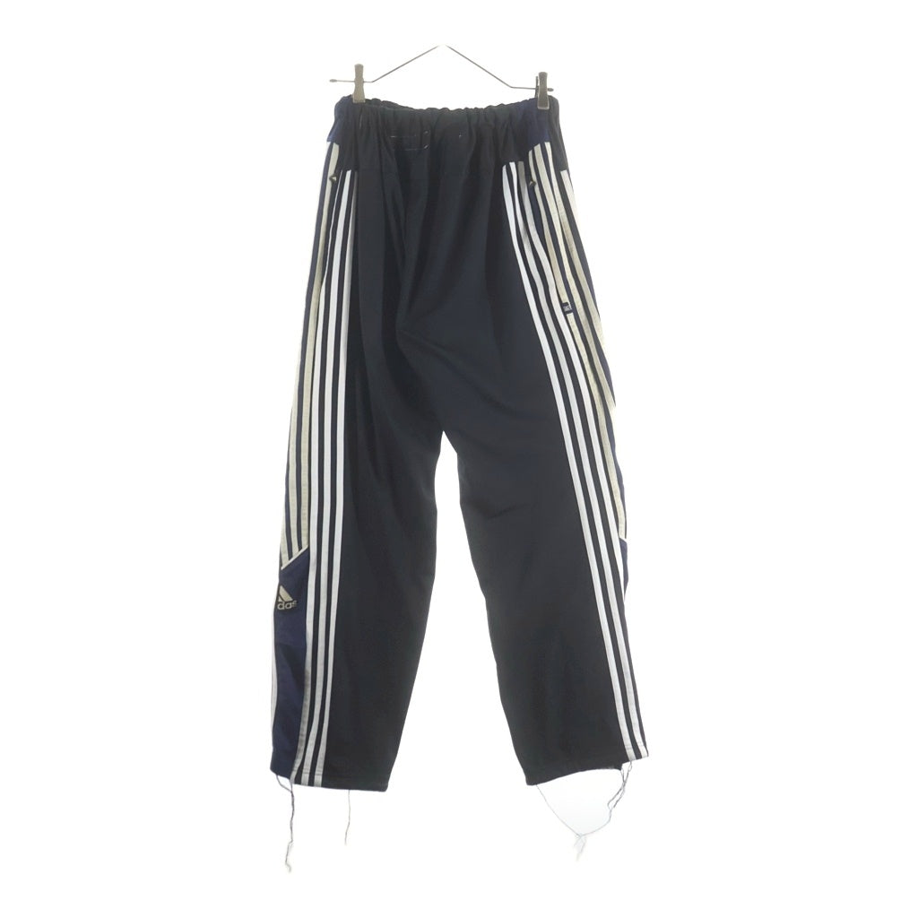 DISCOVERED(ディスカバード) ×adidas アディダス 再構築 ドッキング加工 トラックパンツ ブラック