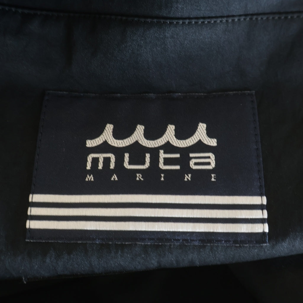 Muta MARINE(ムータマリン) ×ACANTHUS STRETCH SHAKA JKT アカンサス ストレッチシャカ 2Bテーラードジャケット ブラック MMAC-443001