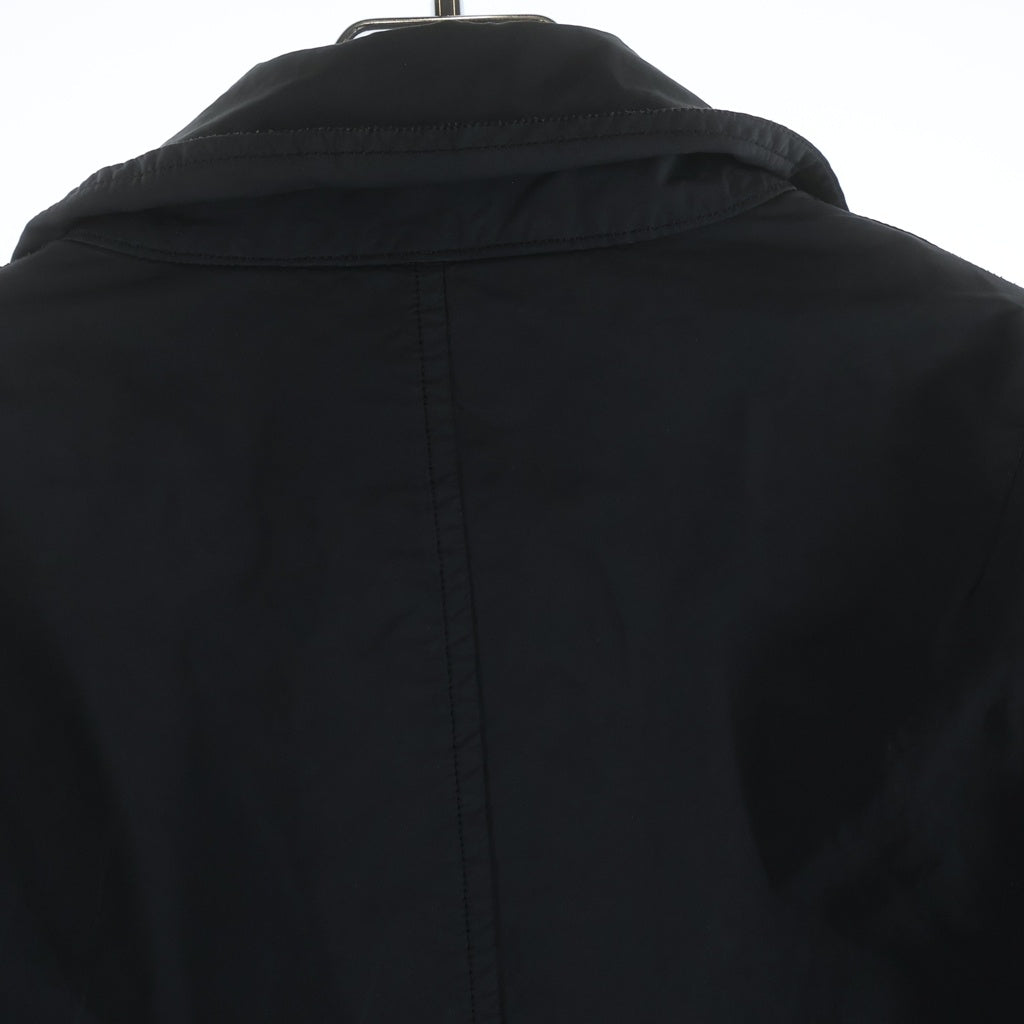 TOMORROWLAND(トゥモローランド) 18AW 製品染 ステンカラーコート ブラック 63-09-85-09102