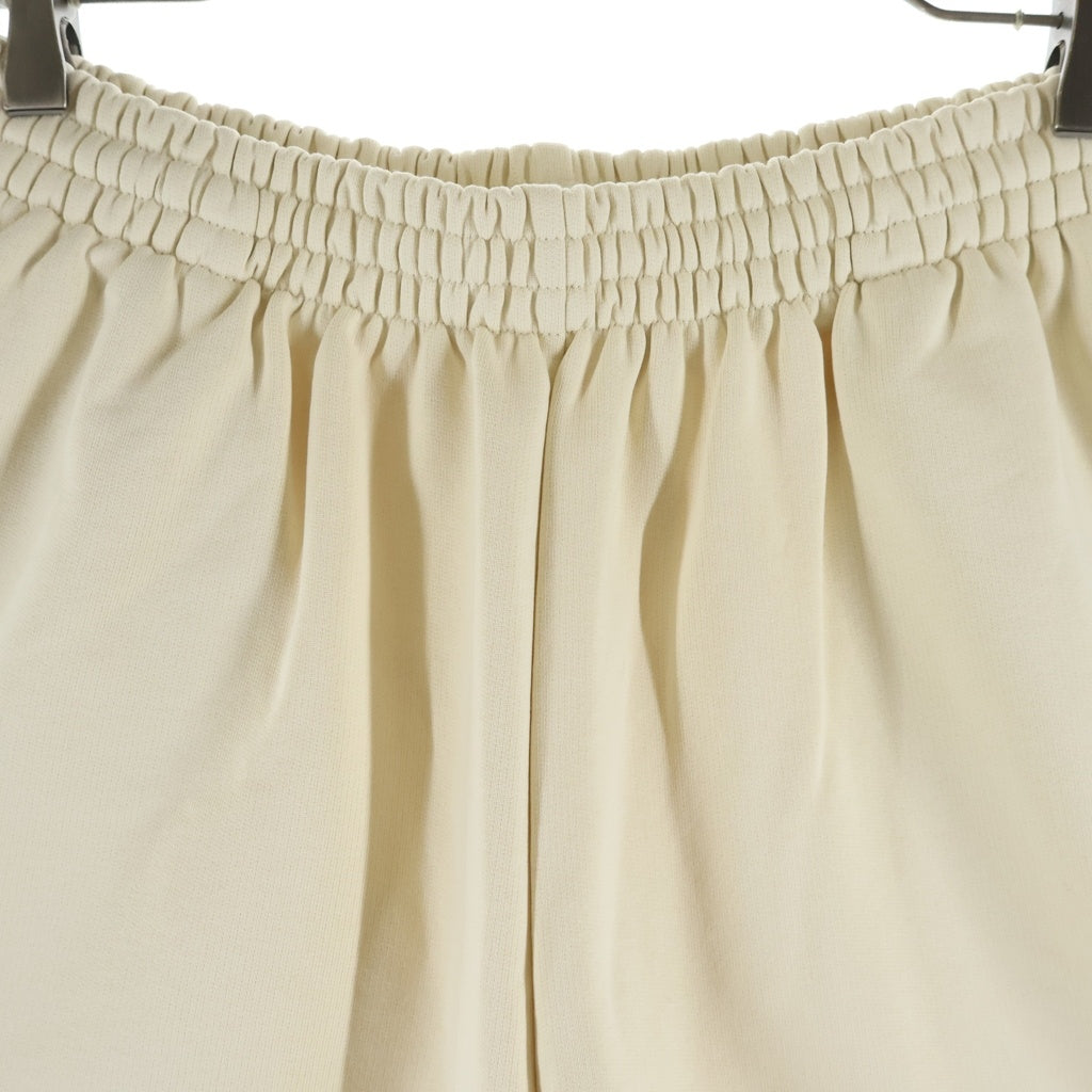 BALENCIAGA(バレンシアガ) 22SS Political Campaign Sweat Shorts ポリティカル キャンペーンロゴ刺繍 スウェットショーツ ハーフパンツ ベージュ 676137 TKVI9