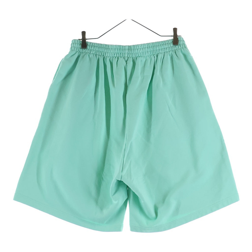 BALENCIAGA(バレンシアガ) 22AW BB Embroidered Logo Shorts BBロゴ刺繍 スウェットショーツ ハーフパンツ ミントグリーン 674591 TLVB8