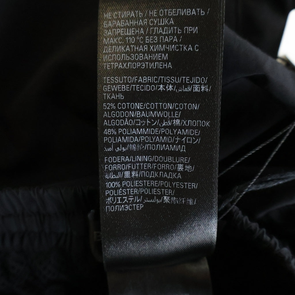 BALENCIAGA(バレンシアガ) 23SS Double Front Tracksuit Trousers ナイロン混 ダブルフロント レイヤードワイドバギーパンツ ブラック 770502 TNQ25