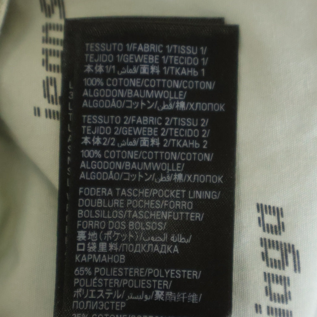 BALENCIAGA(バレンシアガ) 25SS レイヤード Tシャツドッキング加工 ロゴ刺繍 ローライズ ウォッシュデニムパンツ インディゴ/ブラック 833435 TNW65