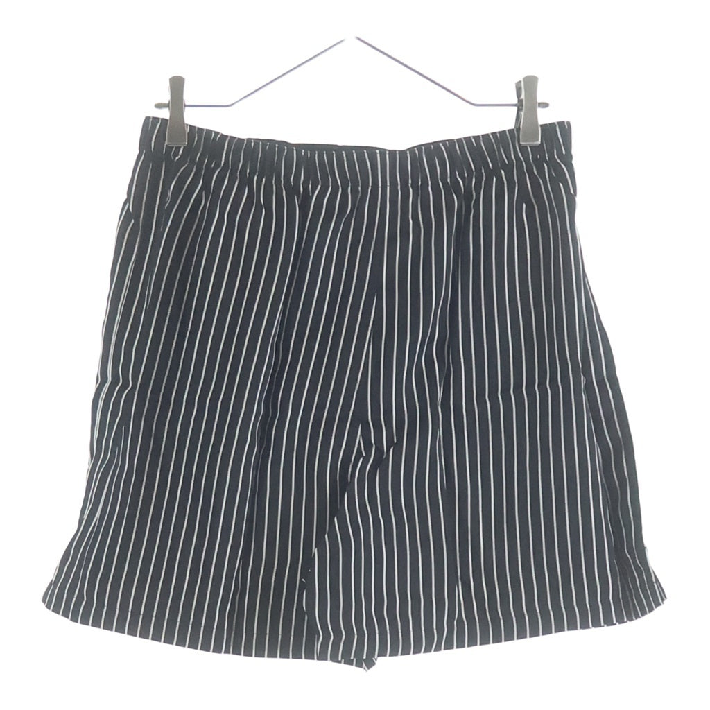 BALENCIAGA(バレンシアガ) BOXER SHORTS ストライプ柄 ボクサーショーツ ハーフパンツ ブラック/ホワイト 673304 4C2B5
