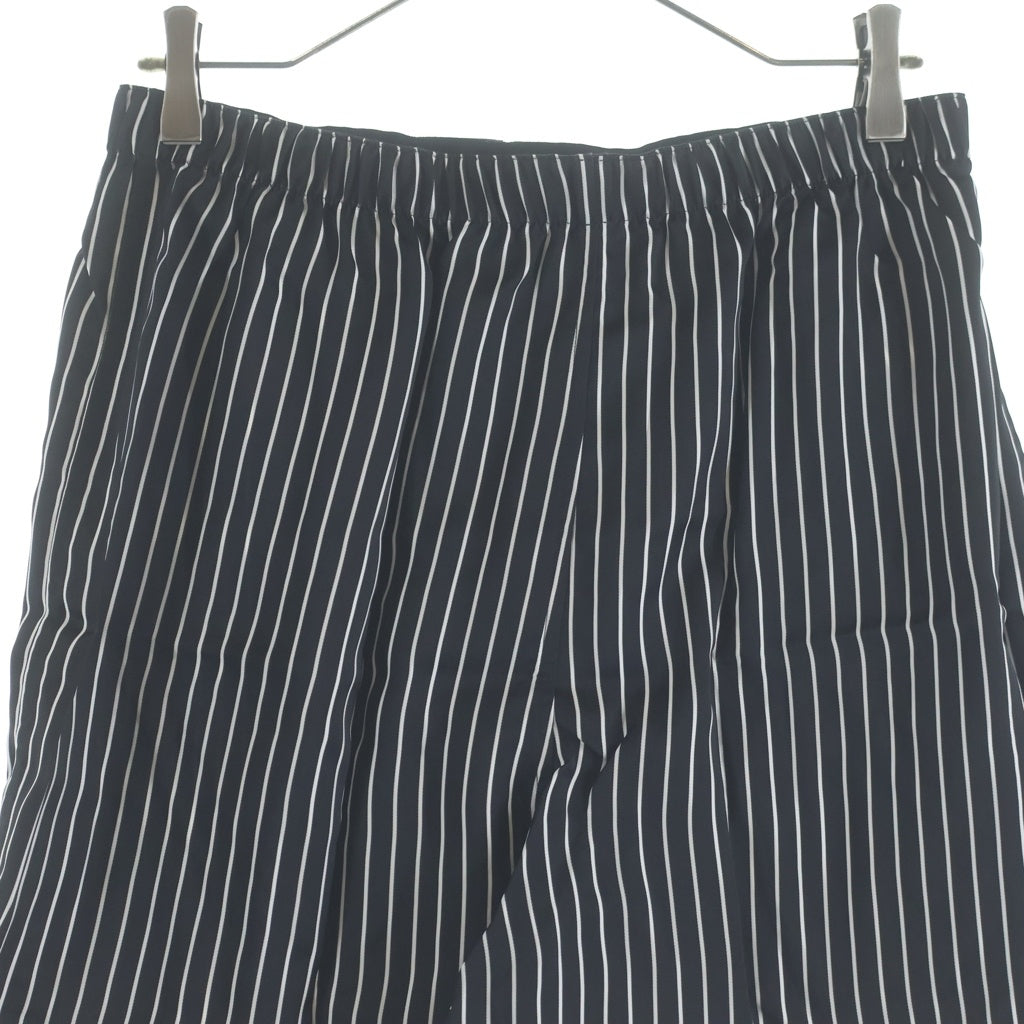 BALENCIAGA(バレンシアガ) BOXER SHORTS ストライプ柄 ボクサーショーツ ハーフパンツ ブラック/ホワイト 673304 4C2B5