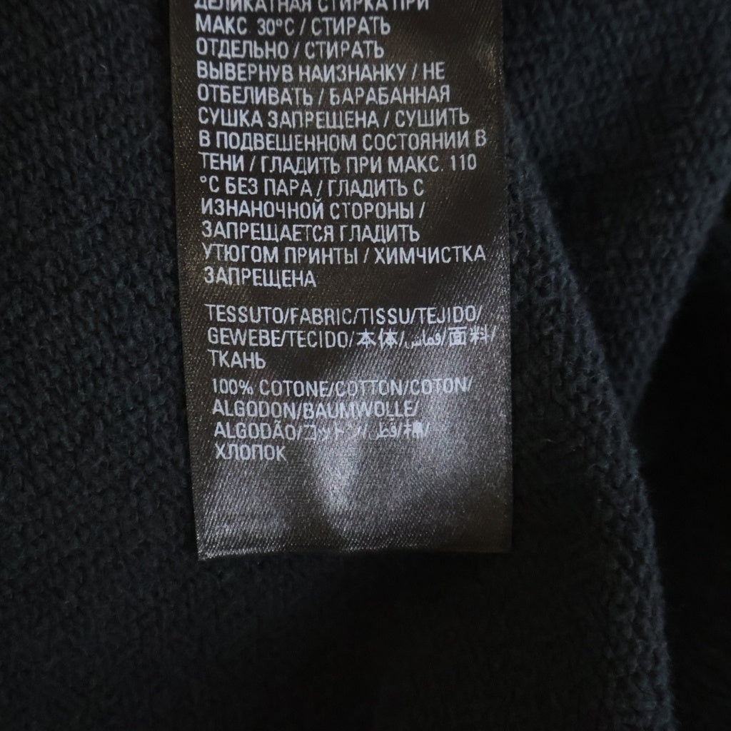 BALENCIAGA(バレンシアガ) 22AW ロゴプリント ダメージ加工 プルオーバースウェットパーカー フーディー ブラック 674986TMVH4
