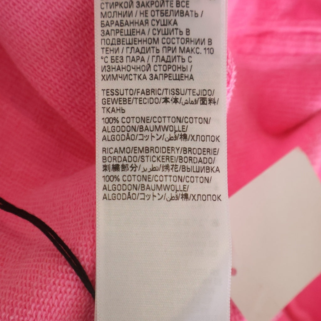 BALENCIAGA(バレンシアガ) 23SS Vintage Small Zip-up Hoodie ヴィンテージ加工 スモールジップアップパーカー フーディー ピンク 744454 TOVG5