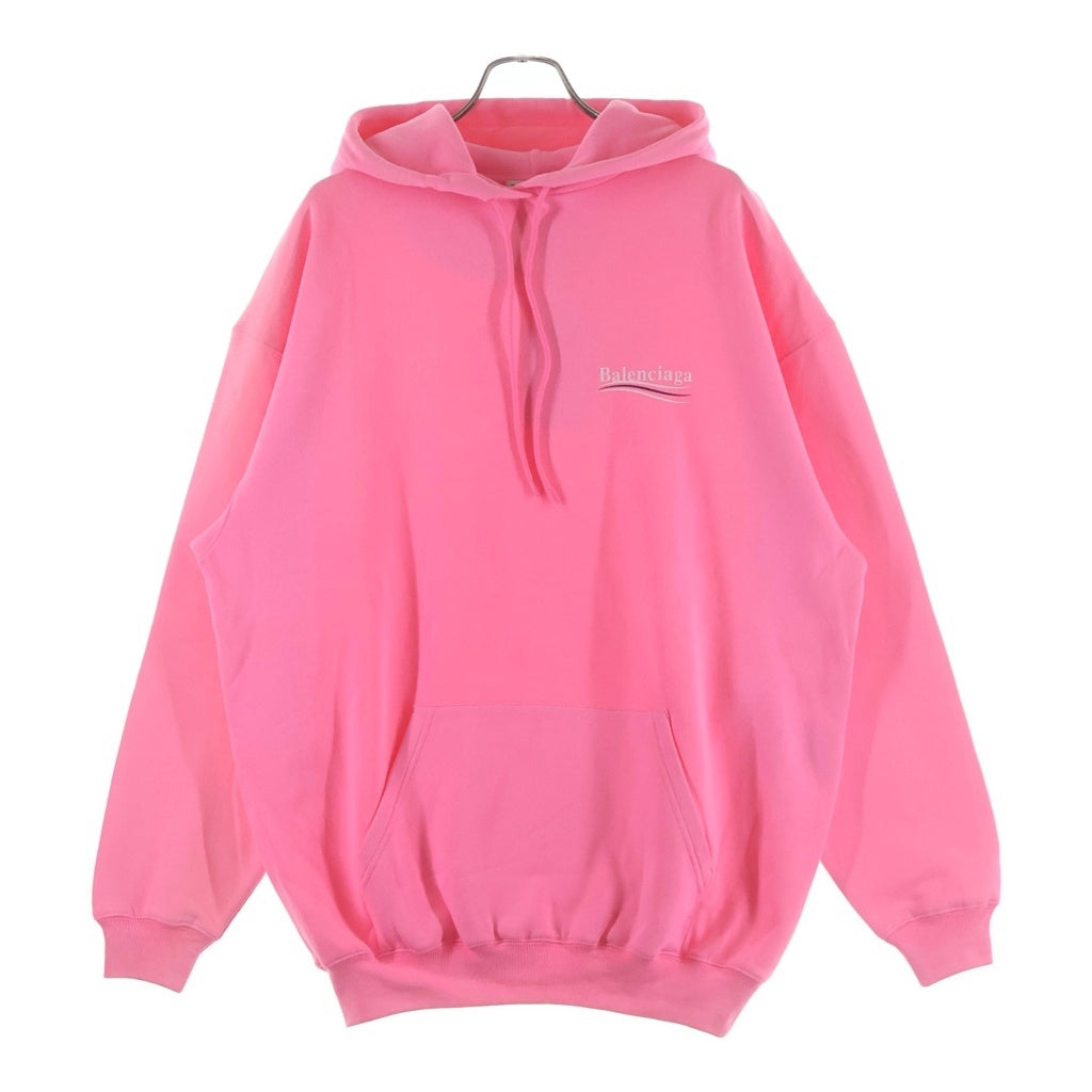 BALENCIAGA(バレンシアガ) 22AW キャンペーンロゴプリント プルオーバースウェットパーカー フーディー ピンク 578135 TJVD4