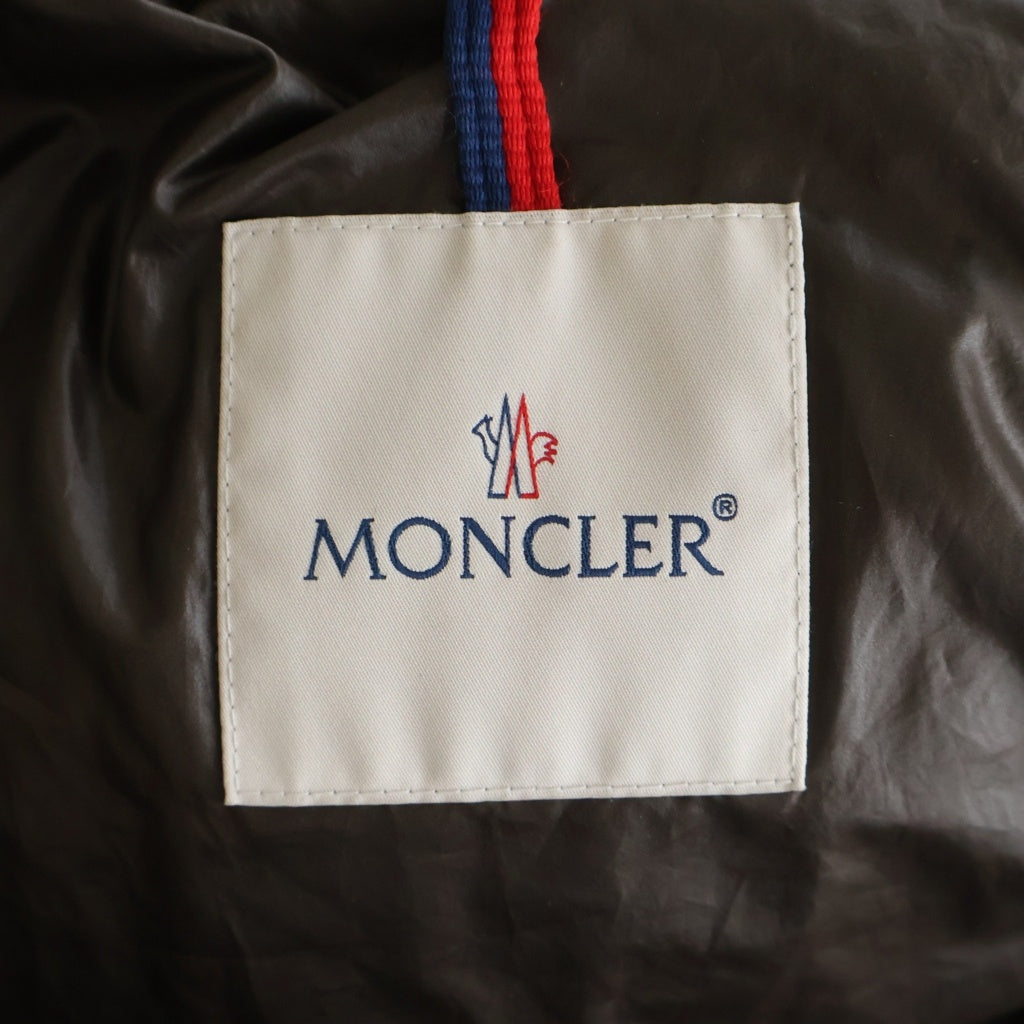 MONCLER(モンクレール) 24AW MARCELETTES ボア付 フーデッド ショートダウンジャケット カーキ J20911A00149