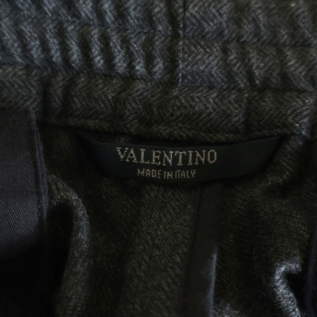 VALENTINO(ヴァレンティノ) センタープレス ウールイージースラックスパンツ グレー JV0RBG662LA