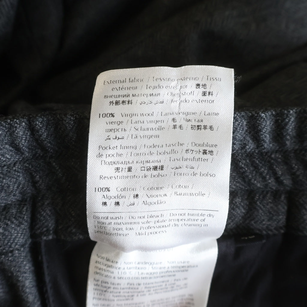 VALENTINO(ヴァレンティノ) センタープレス ウールイージースラックスパンツ グレー JV0RBG662LA