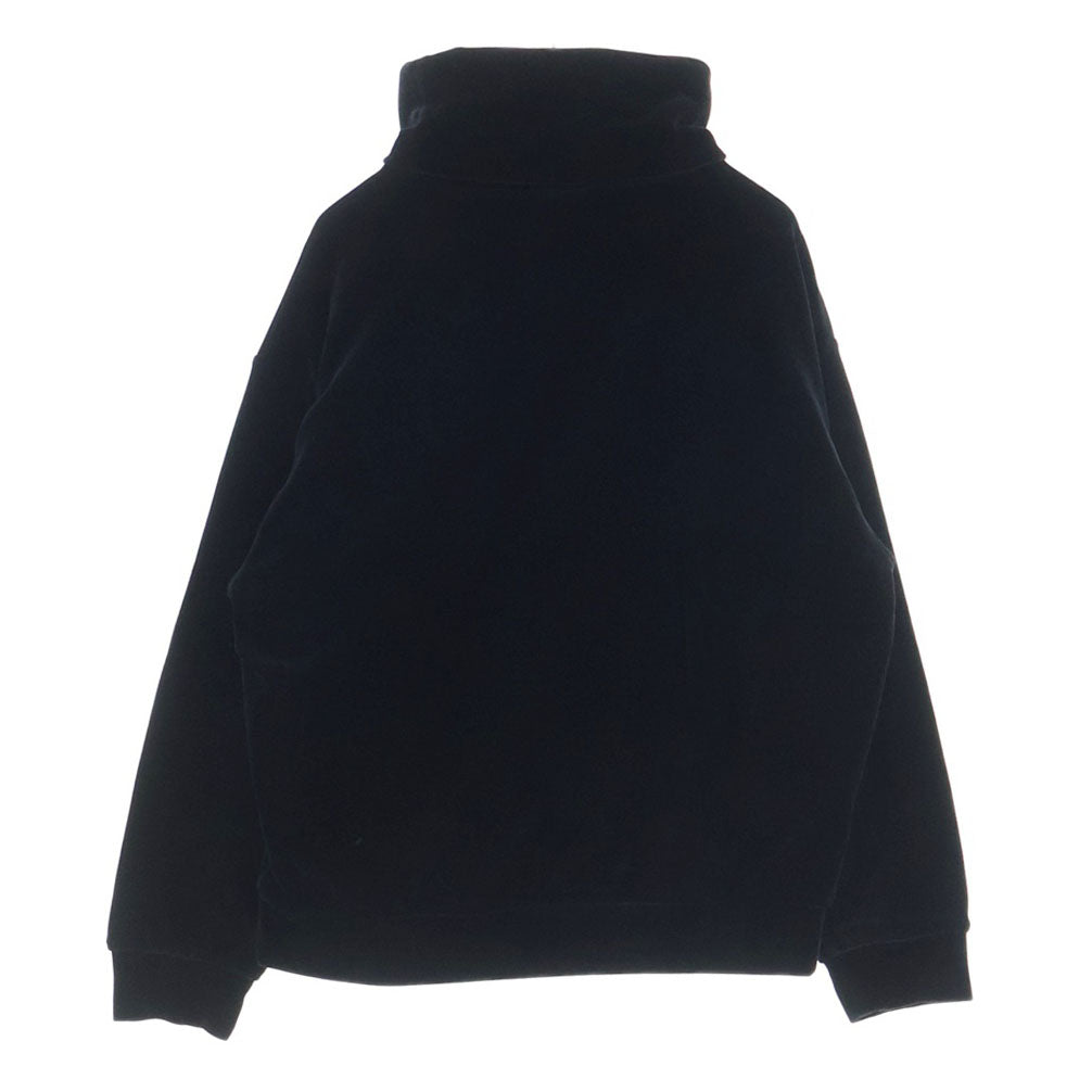 SAINT LAURENT PARIS(サンローランパリ) 22AW TURTLE NECK VELOR TOP タートルネック ベロアトップ ブラック 711927 YBTF2