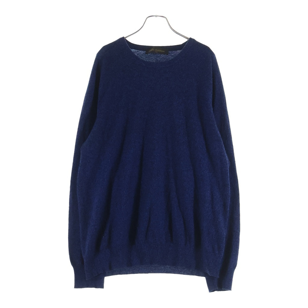 LOUIS VUITTON(ルイヴィトン) クルーネック カシミヤニットセーター ブルー RM161Q KC7 H7N43W