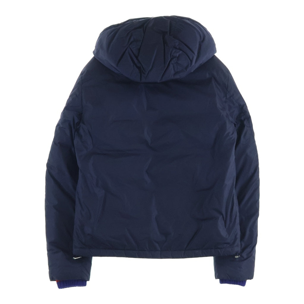 GUCCI(グッチ) スネークワッペン フーデッドダウンジャケット ネイビー