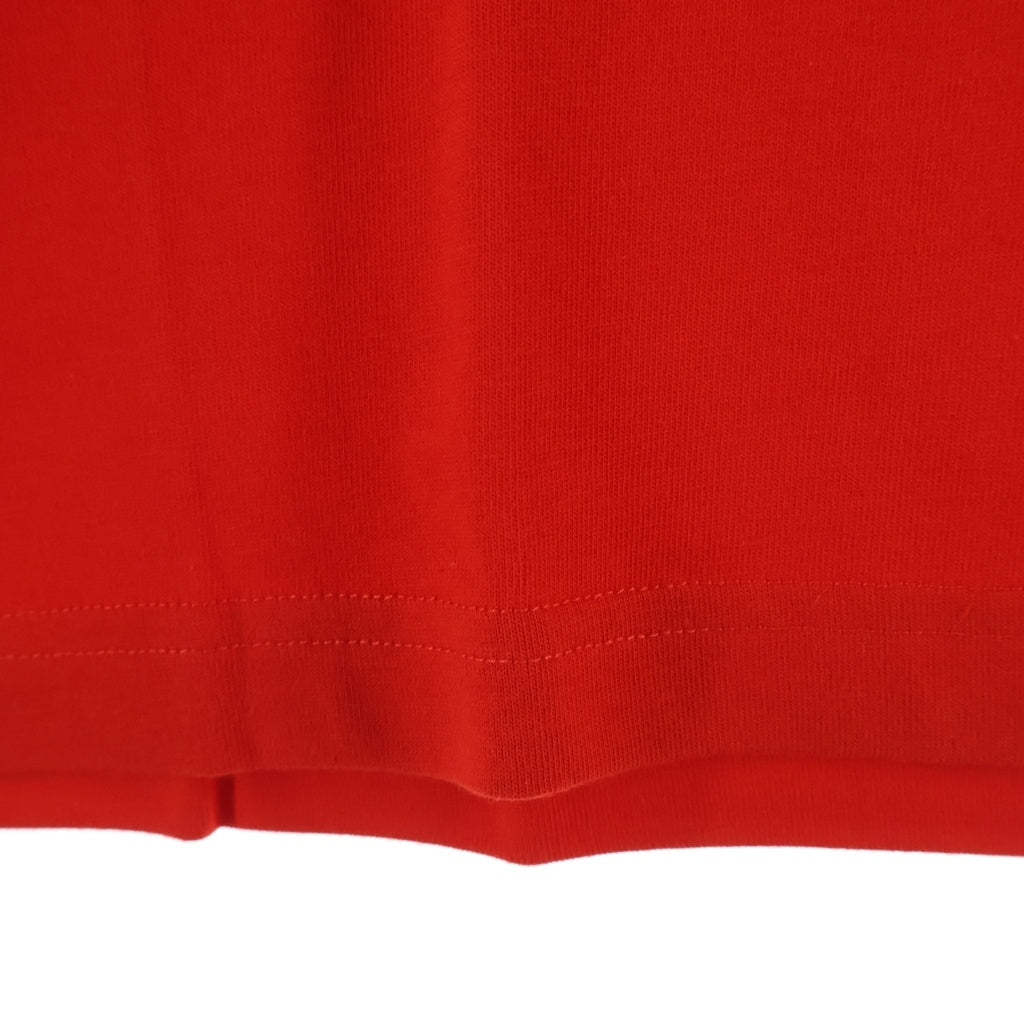 BALENCIAGA(バレンシアガ) 21SS Political Campaign Oversized Tee ポリティカル キャンペーンロゴ刺繍Tシャツ 半袖クルーネックカットソー レッド 641655 TKVJ1