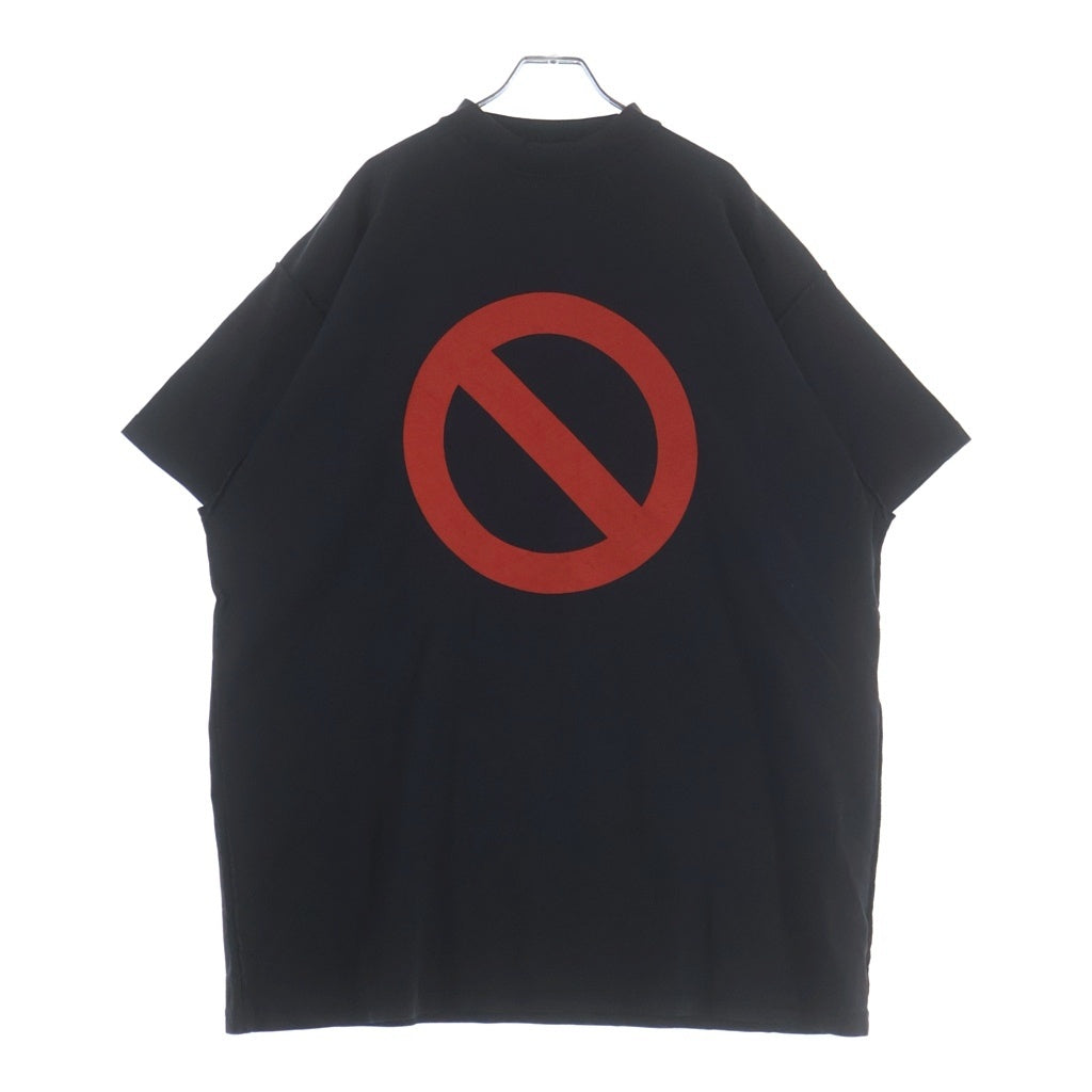 BALENCIAGA(バレンシアガ) 24AW BFRND Series Music Inside Out T-Shirt インサイドアウト ミュージックプリントTシャツ 半袖クルーネックカットソー ブラック 787358 TQVG8