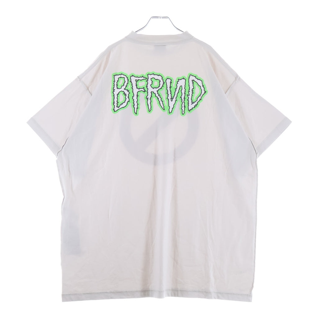 BALENCIAGA(バレンシアガ) 24AW BFRND Series Music Inside Out T-Shirt インサイドアウト ミュージックプリントTシャツ 半袖クルーネックカットソー ベージュ 787358 TQVG8