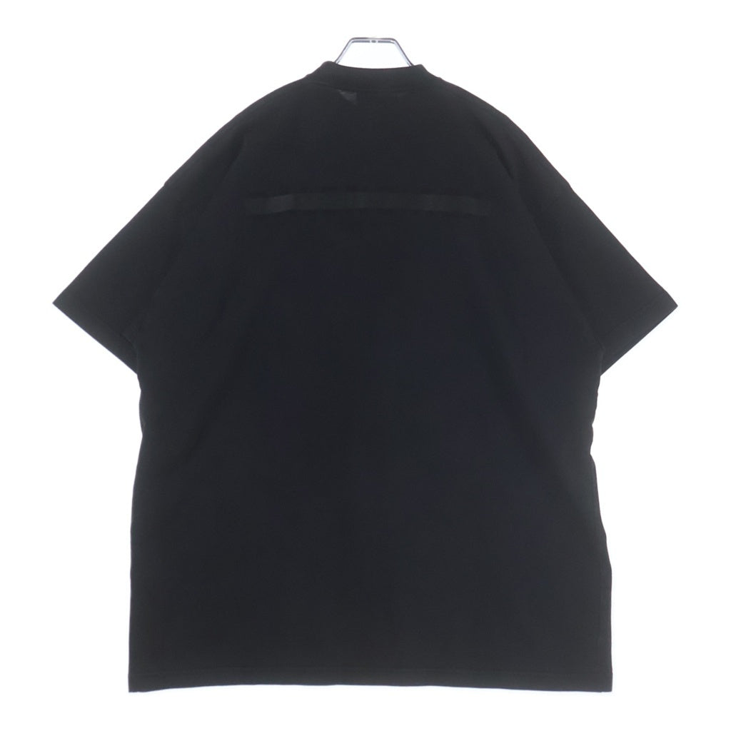 BALENCIAGA(バレンシアガ) 22AW OVERSIZED T-SHIRT ロゴプリント オーバーサイズTシャツ 半袖クルーネックカットソー ブラック 694576 TMVJ6