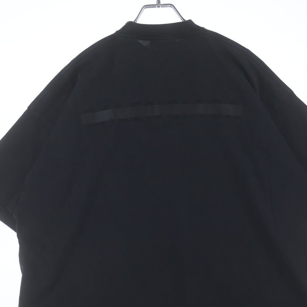 BALENCIAGA(バレンシアガ) 22AW OVERSIZED T-SHIRT ロゴプリント オーバーサイズTシャツ 半袖クルーネックカットソー ブラック 694576 TMVJ6