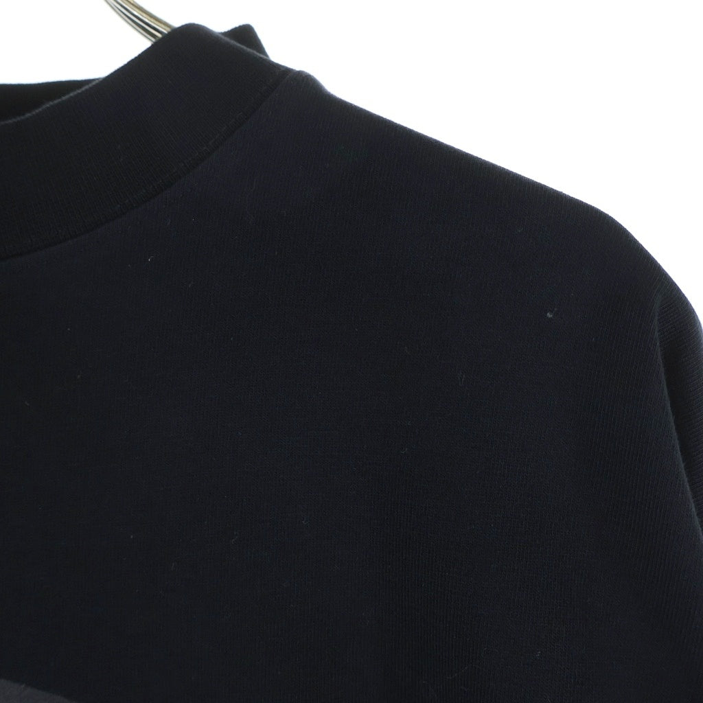 BALENCIAGA(バレンシアガ) 23SS Oversized L/S T-Shirt TOKYOロゴプリント オーバーサイズTシャツ 長袖クルーネックカットソー ブラック 720250 TLVK6