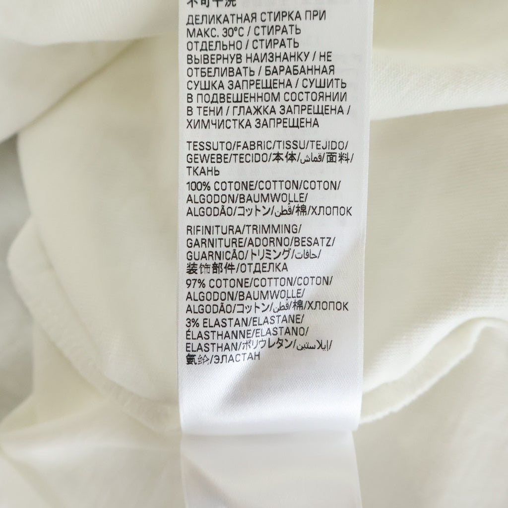 BALENCIAGA(バレンシアガ) 25SS Over Champs-Elysees T-Shirt フロントプリント オーバーサイズTシャツ 半袖クルーネックカットソー ホワイト 787349 TRVN1