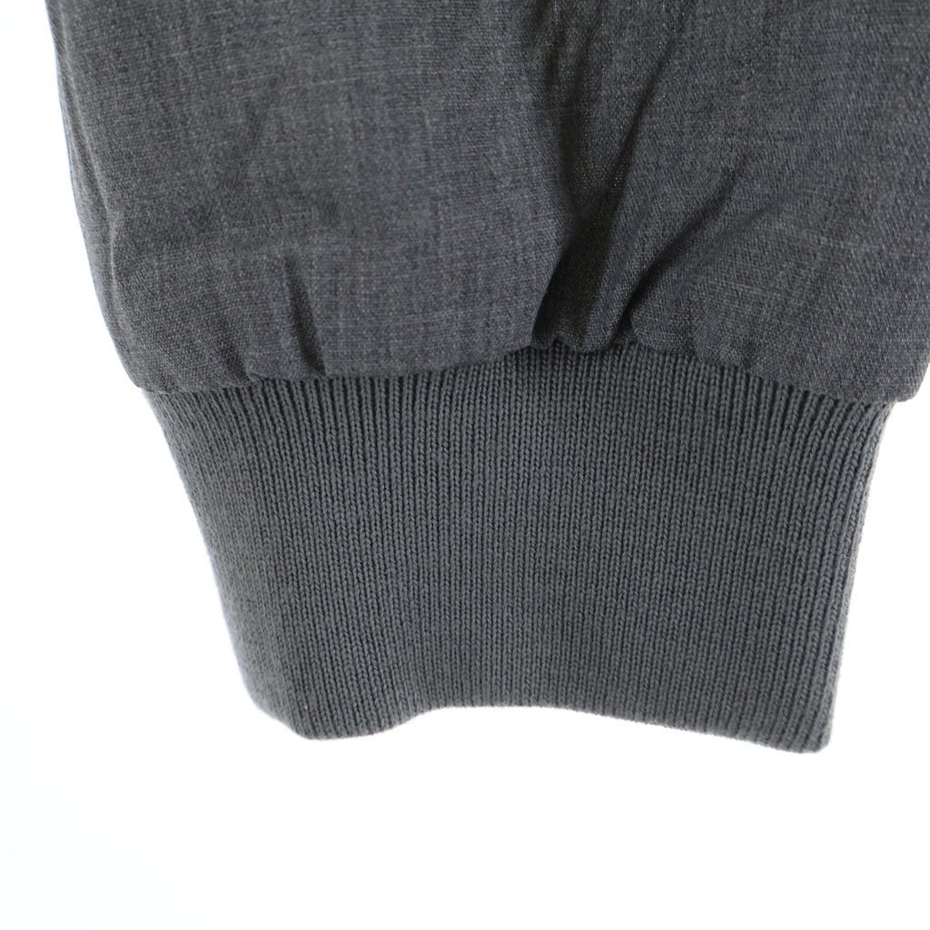 PRADA(プラダ) 25SS LIHTWEIGHT WOOL BOMBER JACKET ライトウェイトウール ボンバージャケット ジップアップブルゾン グレー SGC874