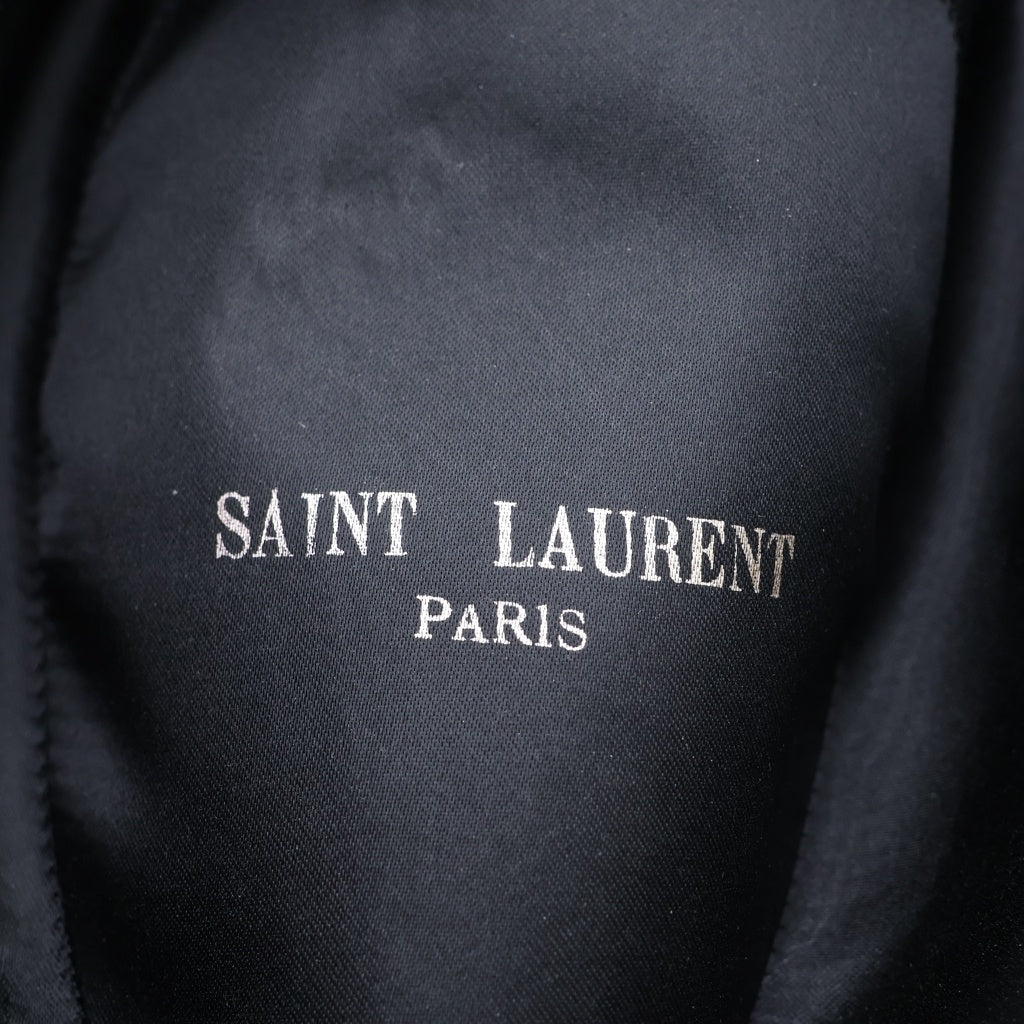 SAINT LAURENT PARIS(サンローランパリ) 16AW New Bowie Fedora Hat ニューボウイフェドラハット ロングプリムハット 中折れ帽子 ブラック 442145 Y3OS1