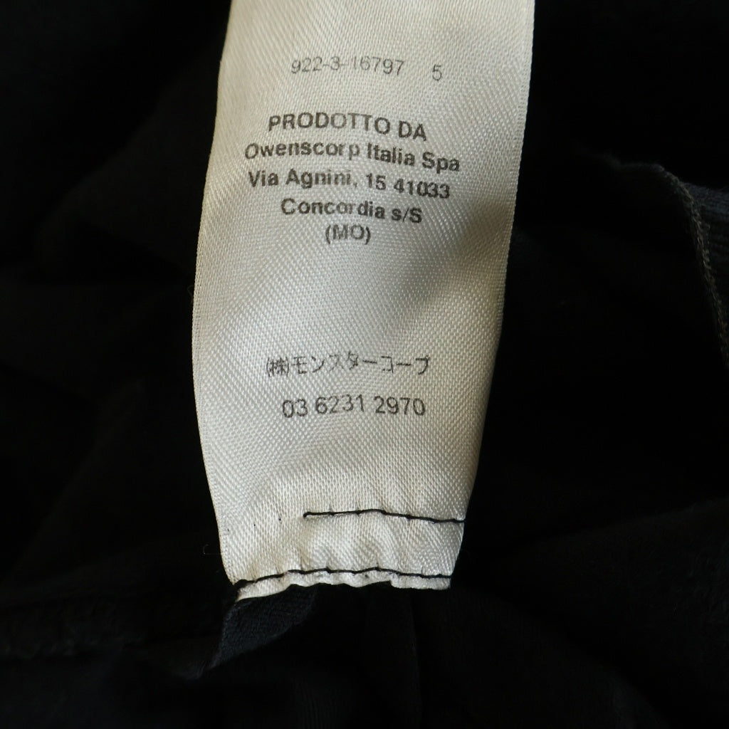 DRKSHDW(ダークシャドウ) 21SS ポケット付 長袖クルーネックカットソー ブラック DU21S2283-RN