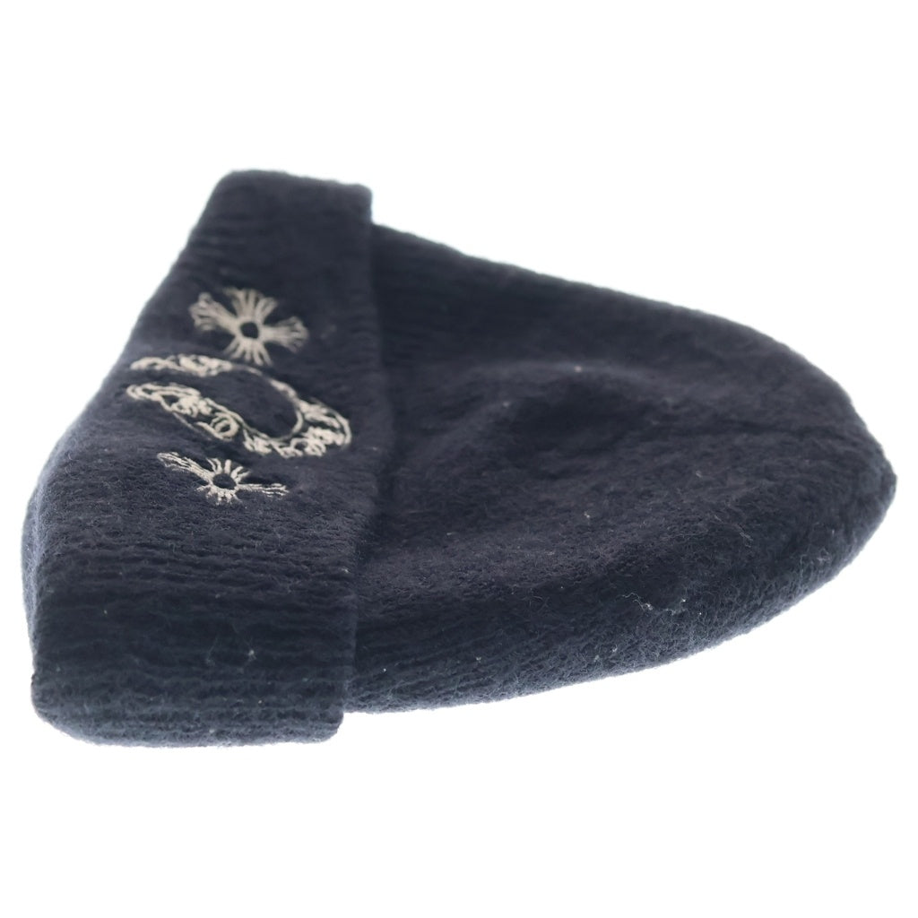 CHROME HEARTS(クロムハーツ) WOOL WATCH CAP CHプラス ホースシューニットキャップ ビーニー帽子 ブラック