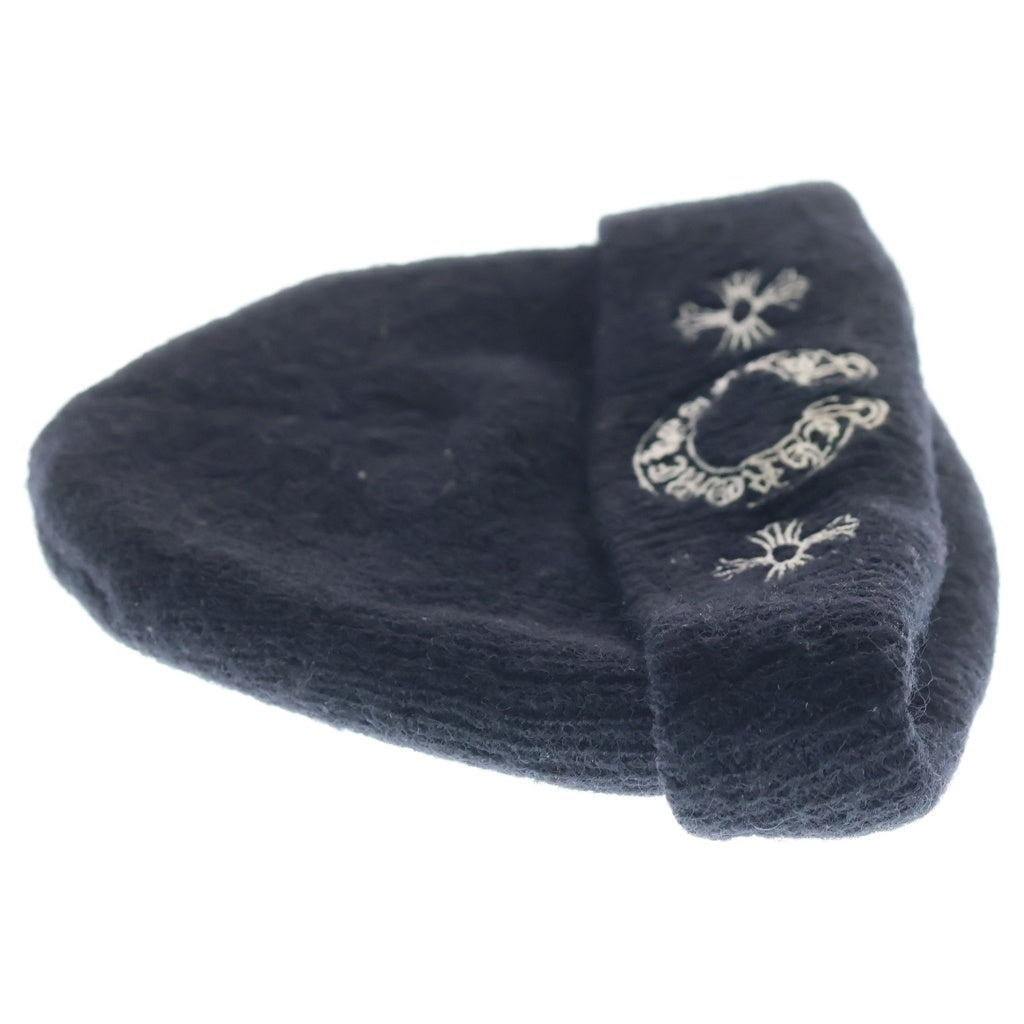 CHROME HEARTS(クロムハーツ) WOOL WATCH CAP CHプラス ホースシューニットキャップ ビーニー帽子 ブラック