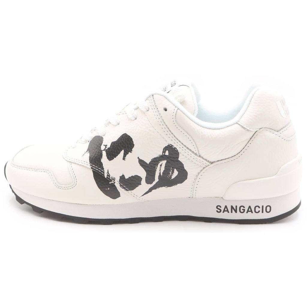 Sangacio(サンガッチョ) SHODO SHIRO にゅ～ず ショドー シロ レザーローカットスニーカー ホワイト US7.5/25.5cm