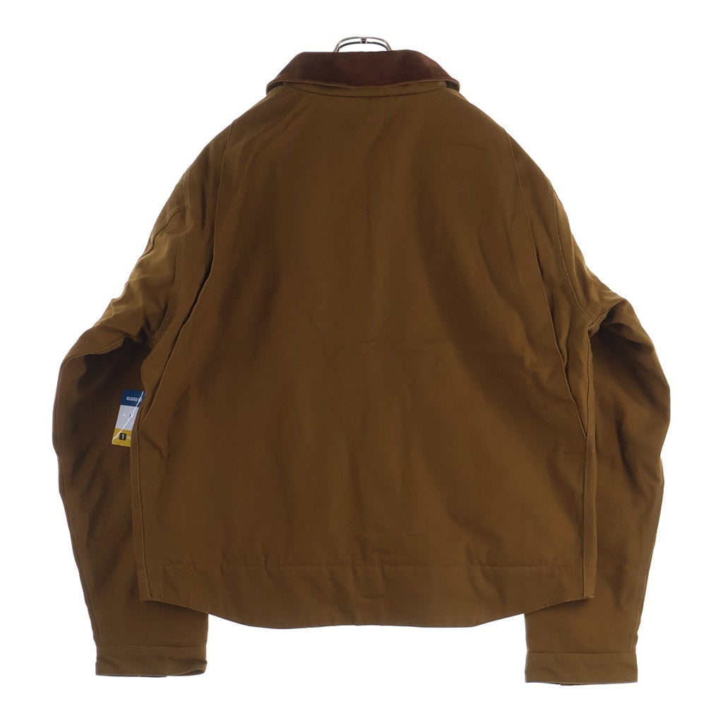 CARHARTT(カーハート) DUCK DETROIT JACKET 裏地ブランケット ジップアップ ダック デトロイト ジャケット ブラウン 0J3828‐M