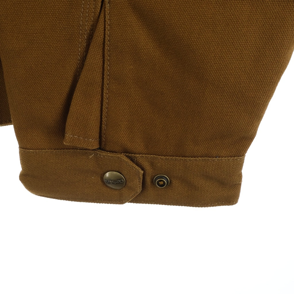 CARHARTT(カーハート) DUCK DETROIT JACKET 裏地ブランケット ジップアップ ダック デトロイト ジャケット ブラウン 0J3828‐M