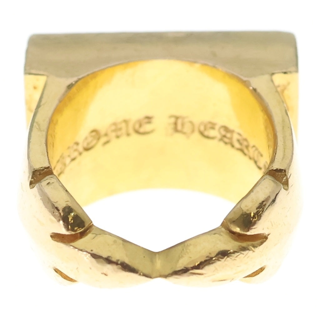 CHROME HEARTS(クロムハーツ) 22K FLERKNEE BAR ダブルフレアニーバー リング ゴールド