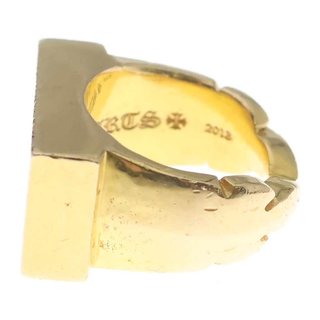 CHROME HEARTS(クロムハーツ) 22K FLERKNEE BAR ダブルフレアニーバー リング ゴールド