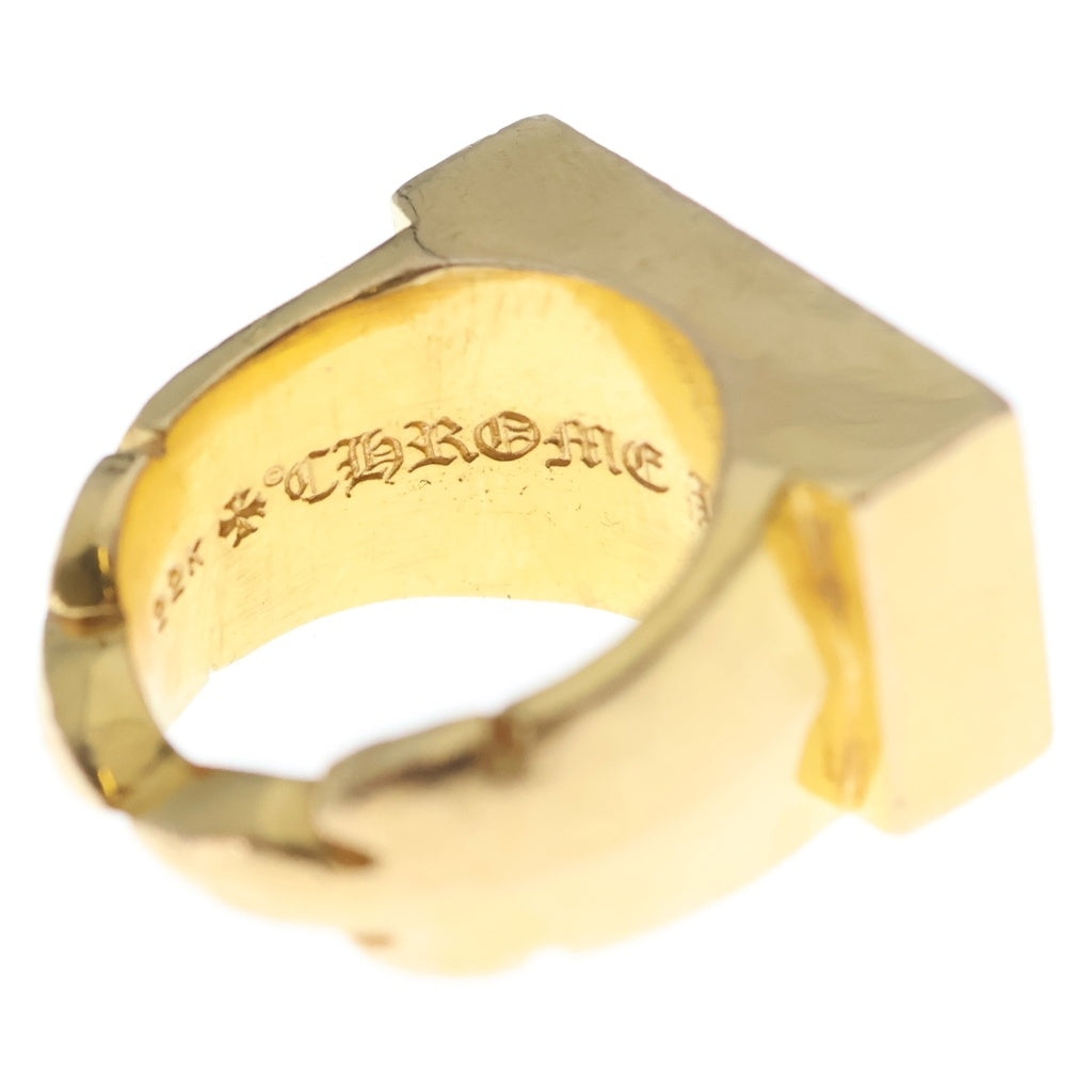 CHROME HEARTS(クロムハーツ) 22K FLERKNEE BAR ダブルフレアニーバー リング ゴールド