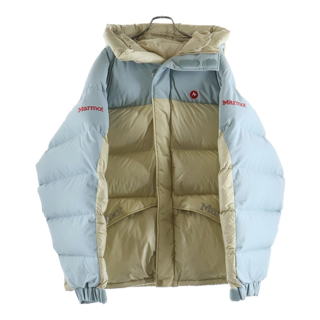 SUPREME(シュプリーム) 25AW ×Marmot 800-Fill Down Parka Tan マーモット 800フィル ジップアップ フーディ ダウンジャケット ベージュ/ブルー