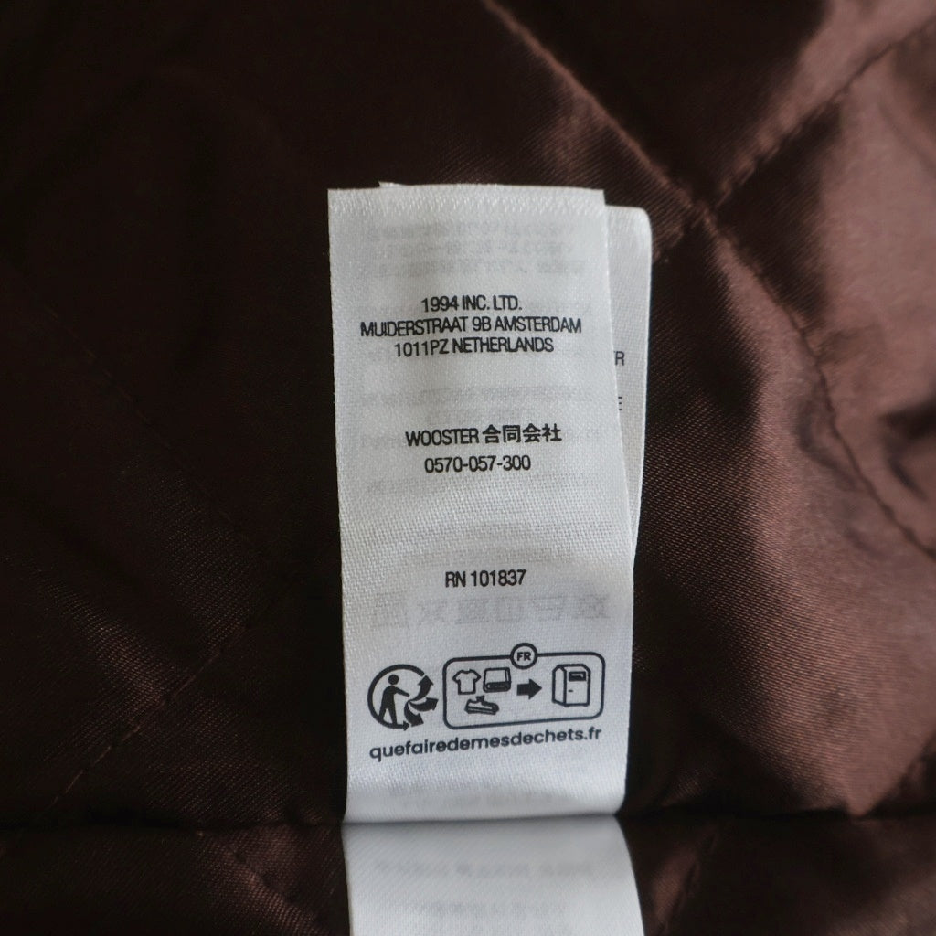 SUPREME(シュプリーム) 26SS ×Champion Satin Varsity Jacket チャンピオン ロゴ刺繍 サテンバーシティ ジャケット ブルゾン ブラウン