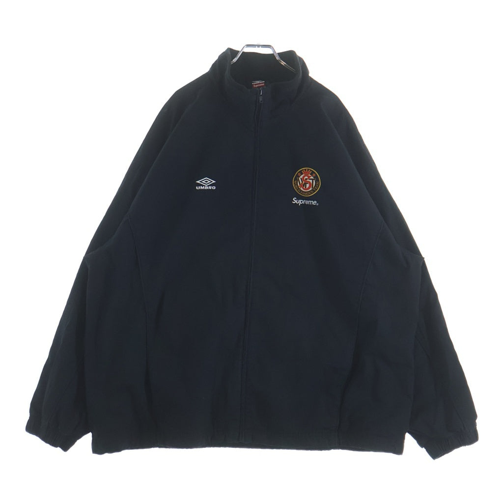 SUPREME(シュプリーム) 26SS ×UMBRO Cotton Ripstop Track Jacket アンブロ ジップアップ コットン リップストップ トラックジャケット ブラック