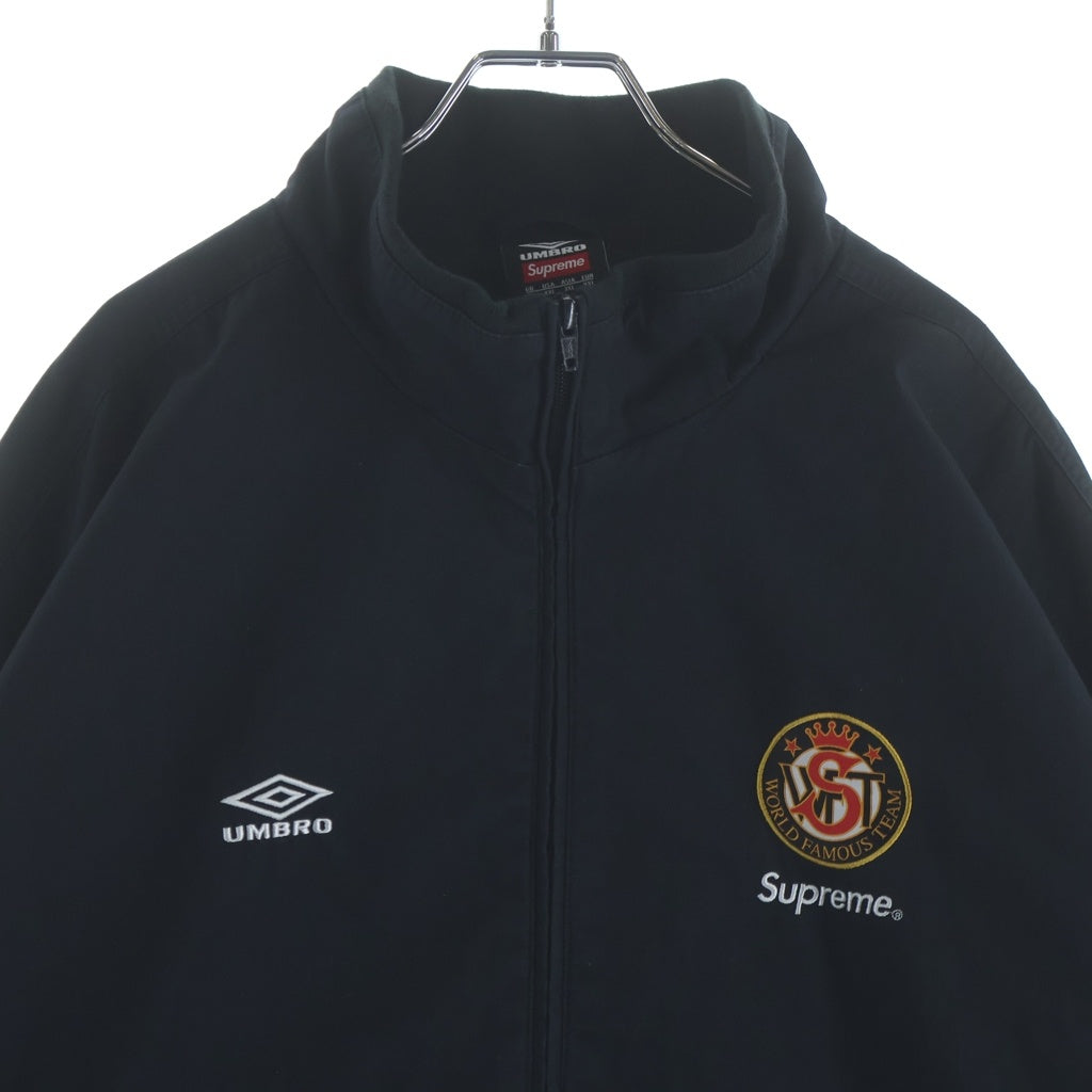 SUPREME(シュプリーム) 26SS ×UMBRO Cotton Ripstop Track Jacket アンブロ ジップアップ コットン リップストップ トラックジャケット ブラック