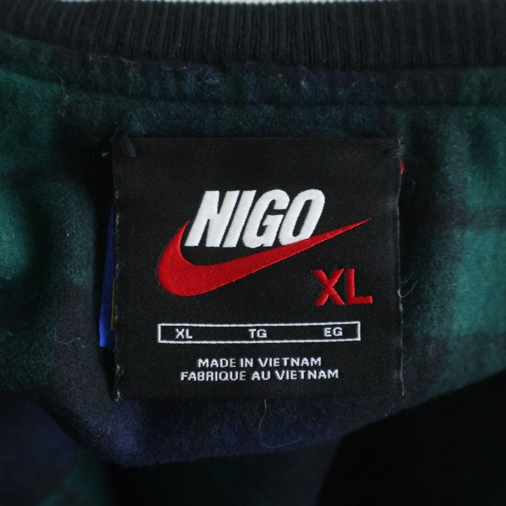 NIKE(ナイキ) ×NIGO ×PENDLETON M NRG NIGO COACH JACKET ニゴ ペンドルトン コーチ リバーシブル ジャケット ブルゾン グリーン HQ7525-335