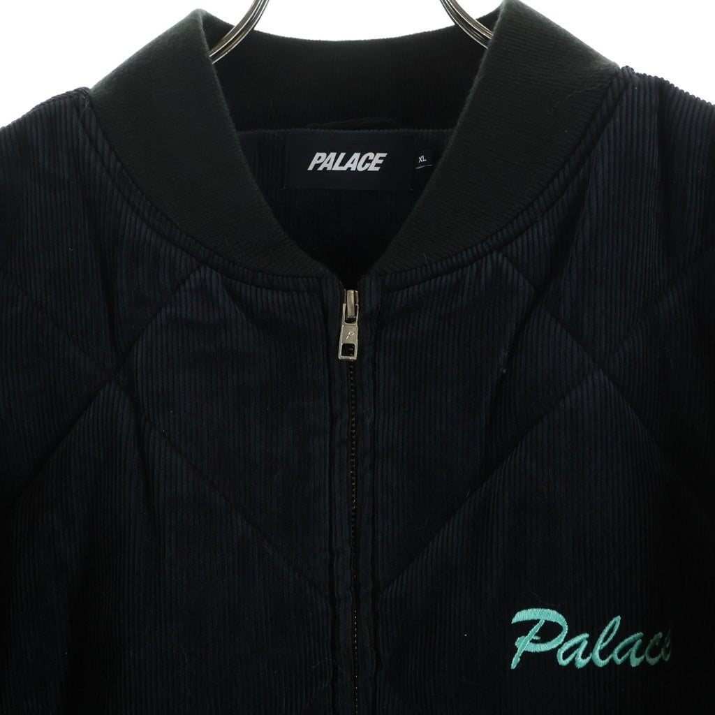 Palace Skateboards(パレススケートボーズ) 26SS HUNGRY RACCOON JACKET ハングリーラクーン刺繍 ジップアップジャケット ブルゾン ブラック