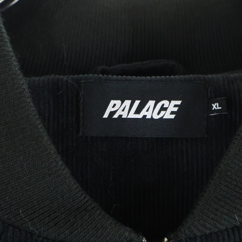 Palace Skateboards(パレススケートボーズ) 26SS HUNGRY RACCOON JACKET ハングリーラクーン刺繍 ジップアップジャケット ブルゾン ブラック