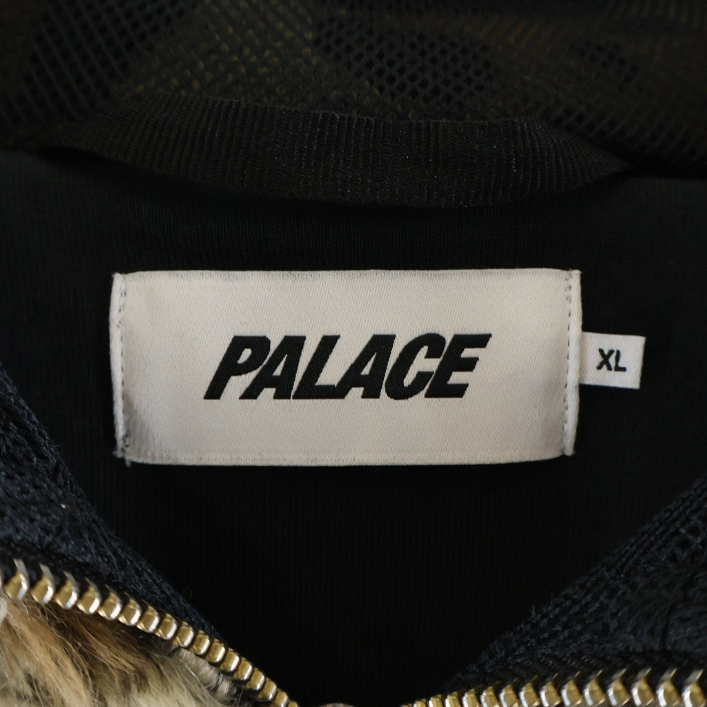 Palace Skateboards(パレススケートボーズ) 26SS FURRY FLEECE JACKET レオパード柄 ファリー フリース ジップアップ ジャケット ブルゾン ベージュ
