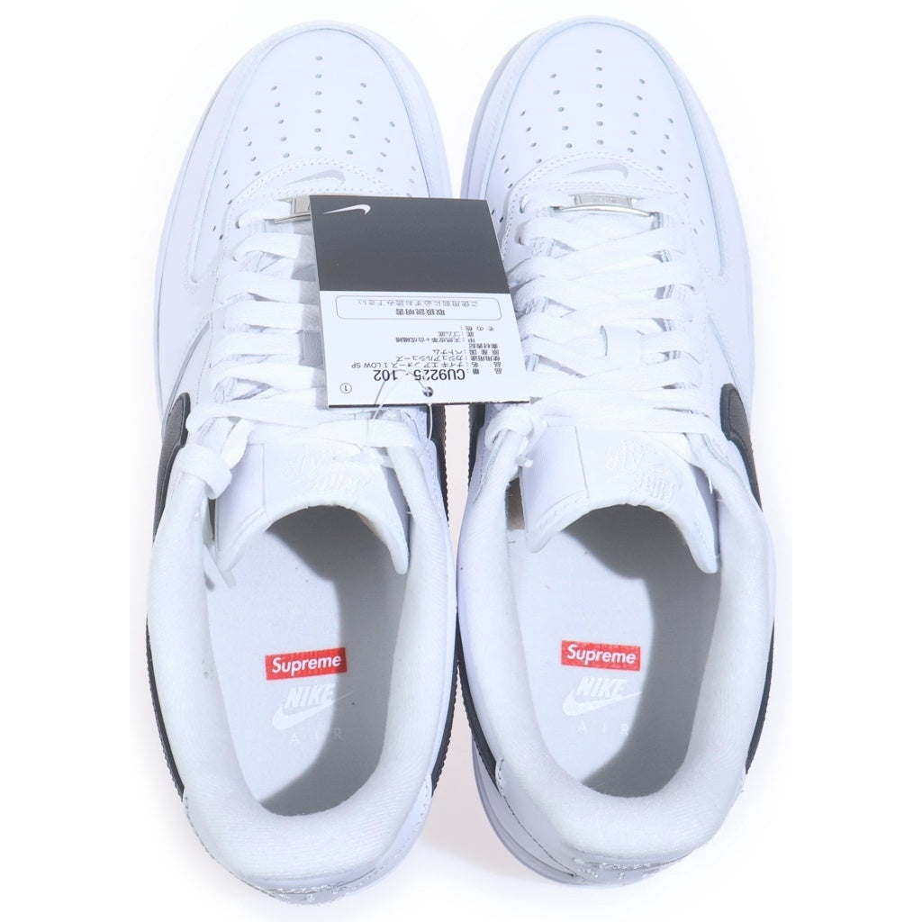 NIKE(ナイキ) ×SUPREME AIR FORCE 1 LOW エアフォース1 ローカットスニーカー US10.5/28.5cm ホワイト/ブラック CU9225-102